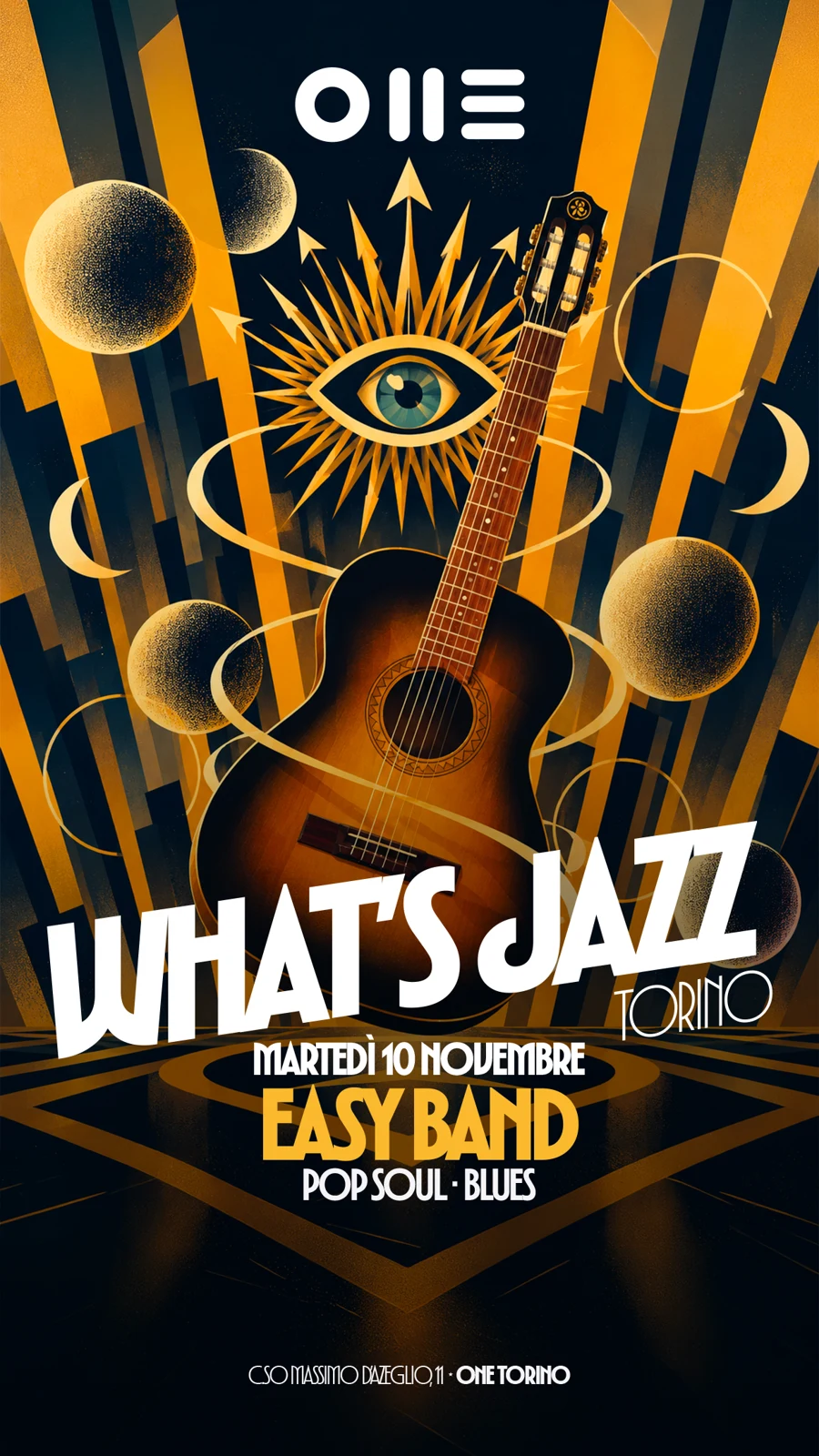 Grafica What’s Jazz — chitarra